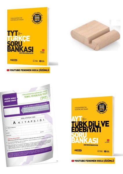 Tyt Türkçe Ayt Edebiyat Soru Bankası 2026 Yks + Deneme + Telefon Tutucu