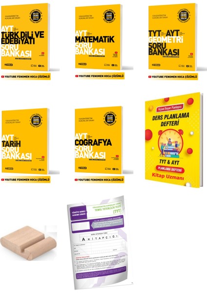 Ayt Eşit Ağırlık Soru Bankası Seti 2026 Yks + Deneme +Plan Defteri+ Telefon Tutucu