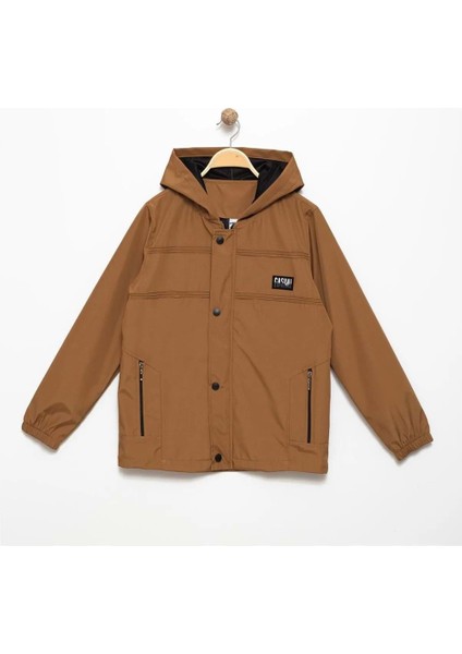 Erkek Çocuk Mevsimlik Su Itici Çıtçıt Kapamalı Cepli Yağmurluk M00753