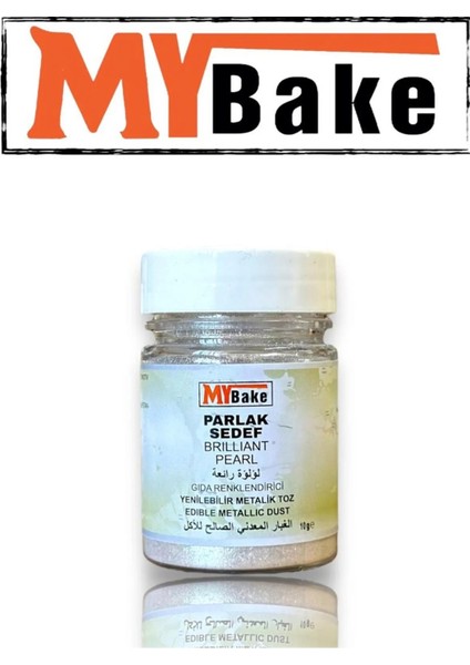 Toz Sim Metalik My Bake 50 gr Sedef