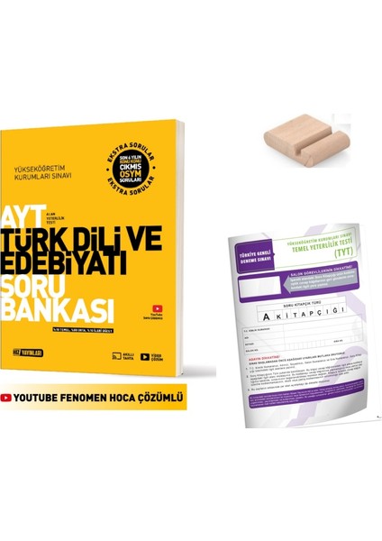 Ayt Edebiyat Soru Bankası 2026 Yks + Deneme + Telefon Tutucu