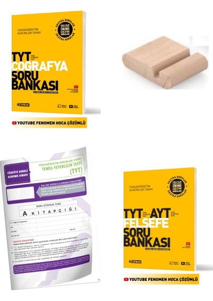 Tyt-Ayt Felsefe Tyt Coğrafya Soru Bankası 2026 Yks + Deneme + Telefon Tutucu