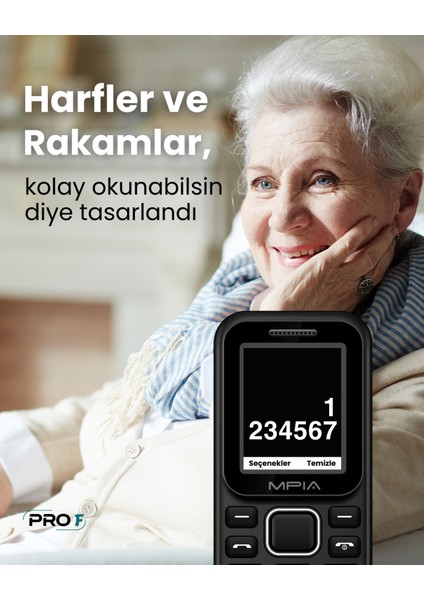 Yerli Üretim Kamerasız Tuşlu Cep Telefonu 7 Gün Şarj Asker Yaşlı Öğrenci Ofis Telefonu 2 Yıl Garanti