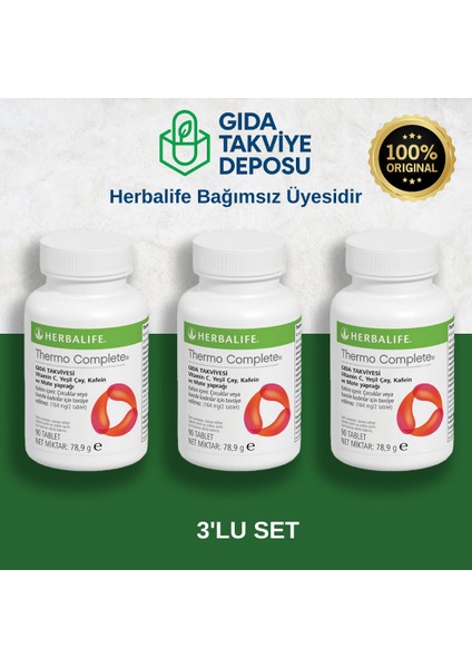 3'lu Set Thermo Complete™ 90 Tablet