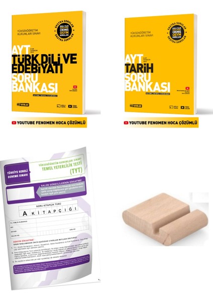 Ayt Edebiyat Tarih Soru Bankası 2026 Yks + Deneme + Telefon Tutucu