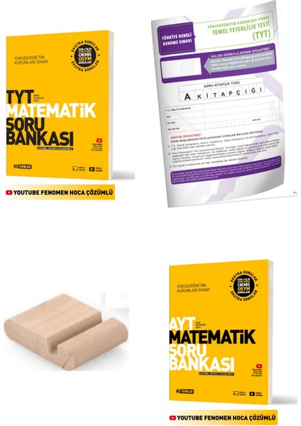 Tyt Matematik Ayt Matematik Soru Bankası 2026 Yks + Deneme + Telefon Tutucu
