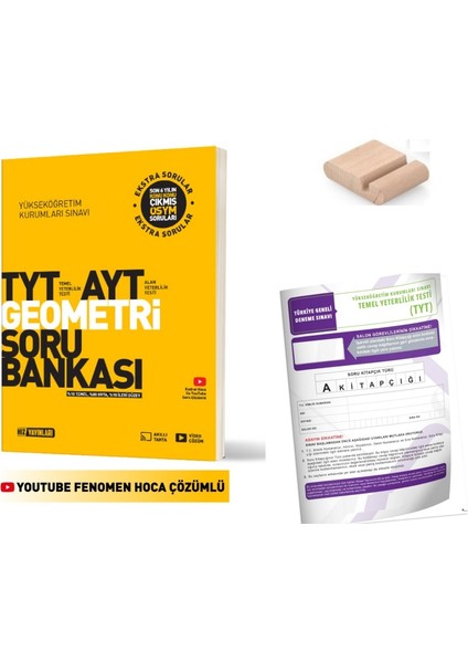 Tyt-Ayt Geometri Soru Bankası 2026 Yks + Deneme + Telefon Tutucu