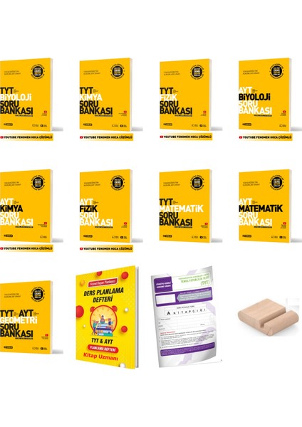 Tyt Fkb Ayt Fkb Mat Geometri Soru Bankası 2026 Yks + Deneme +Plan Defteri+ Telefon Tutucu