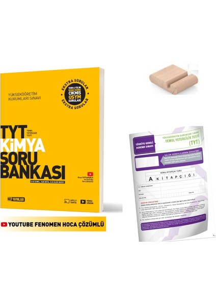 Tyt Kimya Soru Bankası 2026 Yks + Deneme + Telefon Tutucu