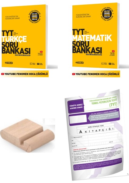 Tyt Türkçe Matematik Soru Bankası 2026 Yks + Deneme + Telefon Tutucu