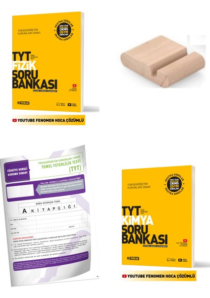 Tyt Fizik Kimya Soru Bankası 2026 Yks + Deneme + Telefon Tutucu