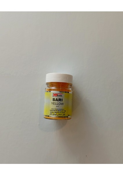 Toz Sim Metalik My Bake 10 gr Sarı