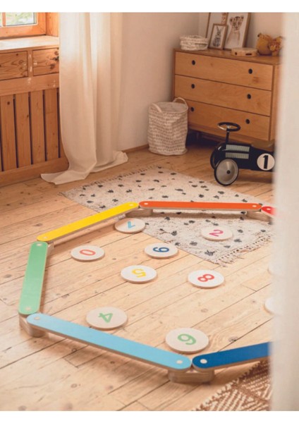 Ahşap Denge Kirişi, Denge Tahtası,oyuncak,aktivite Oyuncağı,ahsap Oyuncaklar,montessori Oyuncak