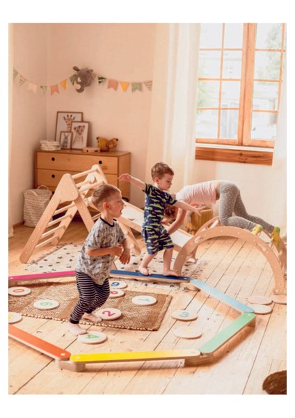 Ahşap Denge Kirişi, Denge Tahtası,oyuncak,aktivite Oyuncağı,ahsap Oyuncaklar,montessori Oyuncak modelleri