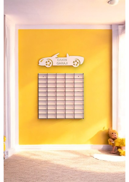 Hotwheels Oyuncak Araba Rafı 50'li Beyaz (Hotwheels Arabaları Için Uygundur) fiyatları