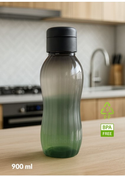 Suluk 2'li Set Su Şişesi Bpa Free Okul Suluğu Pp-5 Suluk Spor Okul Ofis Suluğu Siyah-Turuncu 900 ml fiyatları