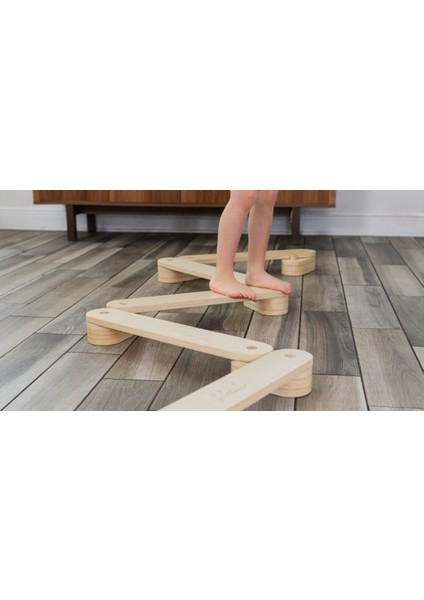Blance Beam Denge Tahtası Kirişi Aktivite Oyuncağı Waldorf Board 5'li Montessori fiyatları