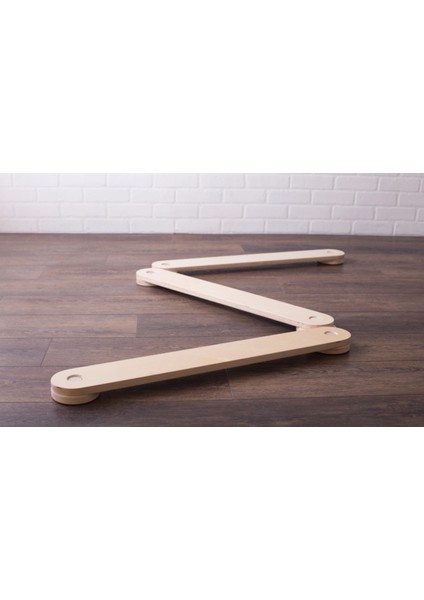 Blance Beam Denge Tahtası Kirişi Aktivite Oyuncağı Waldorf Board 5'li Montessori fırsatları