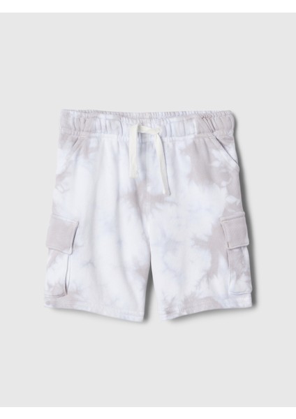 Erkek Bebek Gri Kargo Şort