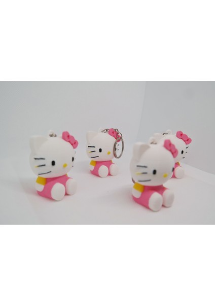 Hello Kitty Oturan Figür Anahtarlık