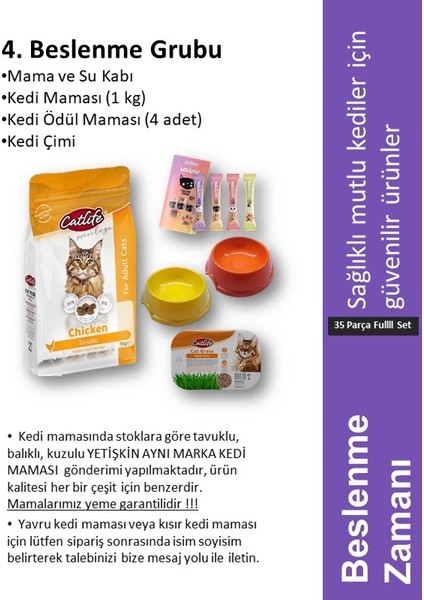 Chitto 35 Parça Kedi Başlangıç Seti indirimleri