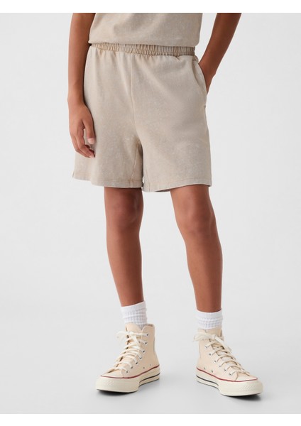 Erkek Çocuk Bej Bağcıklı Şort indirimleri