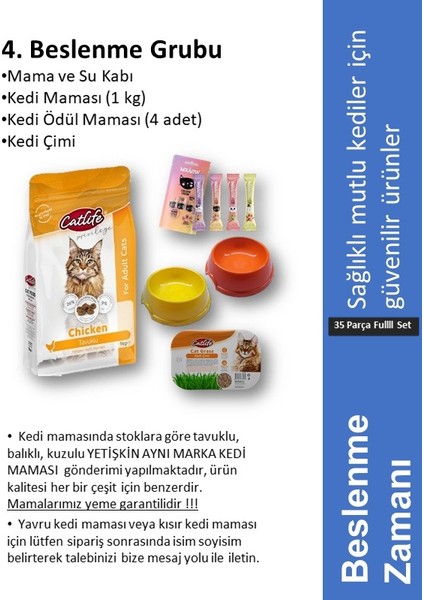 Chitto 35 Parça Kedi Başlangıç Seti