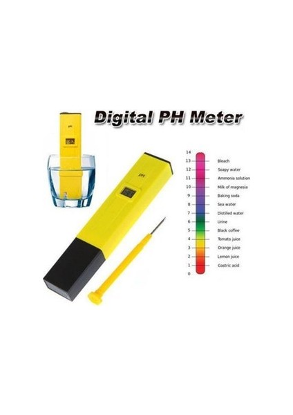 PH-010 Kalem Tip Dijital Ph Metre Ölçüm Cihazı |akvaryum Havuz Için Ph Ölçer Kalibrasyon Seti Hediye modelleri