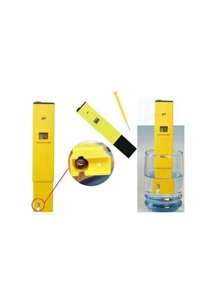 PH-010 Kalem Tip Dijital Ph Metre Ölçüm Cihazı |akvaryum Havuz Için Ph Ölçer Kalibrasyon Seti Hediye fırsatları
