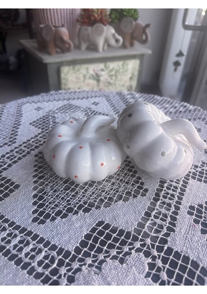 2’li Seramik Kabak Set, Kabak Dekor, Pumpkin fiyatları