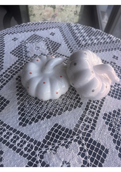 2’li Seramik Kabak Set, Kabak Dekor, Pumpkin fırsatları