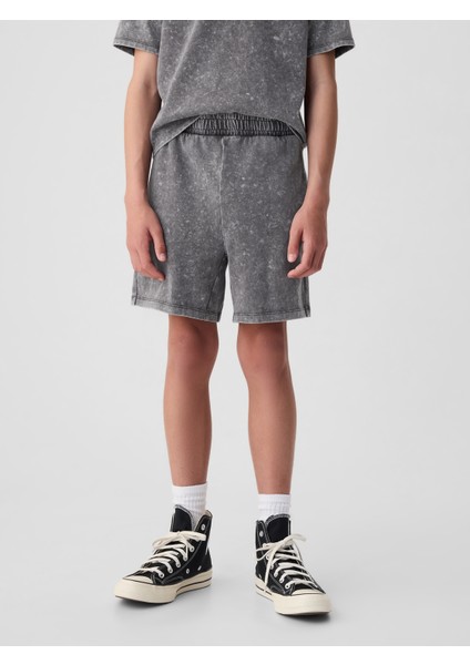 Erkek Çocuk Siyah Bağcıklı Şort fırsatları