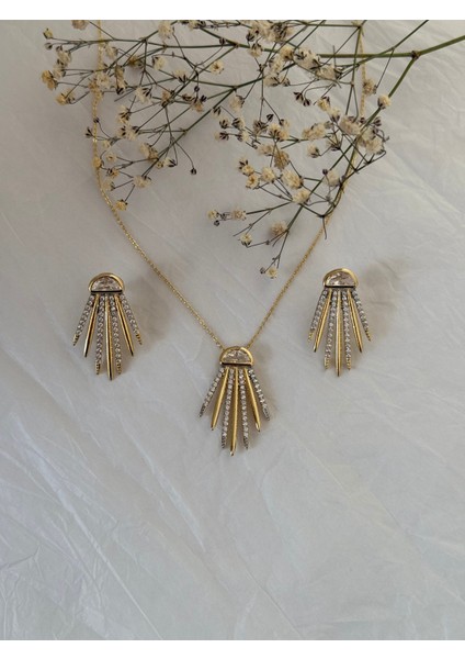 Shine Kolye Küpe Set