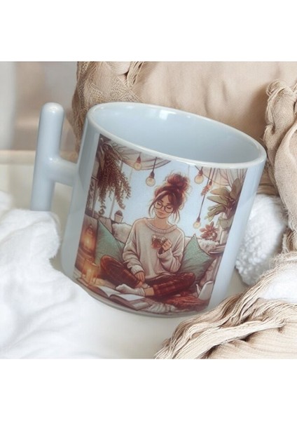 Kişiye Özel Hediyelik Kupa, Isimli, Hediyelik, Özel Tasarım Porselen Kupa, Kitapsever, Sevgiliye modelleri