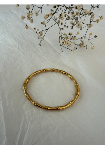 Gold Kemik Çelik Bileklik