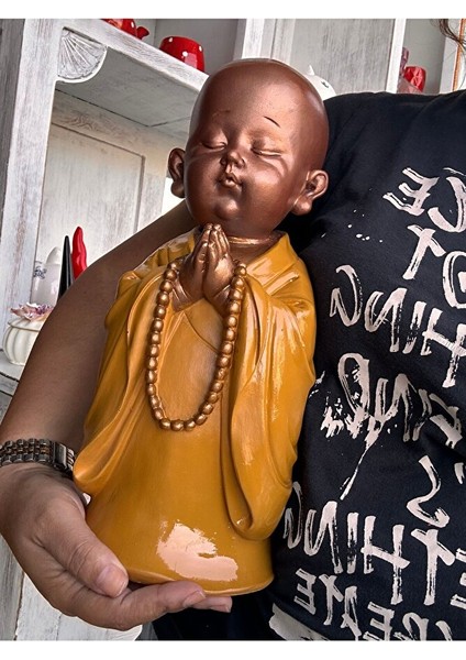 3'lü Keşiş Set, 3'lü Buda Set, Dekoratif Setler, Bahçe Dekoru, Iş Yeri Dekorasyon indirimleri