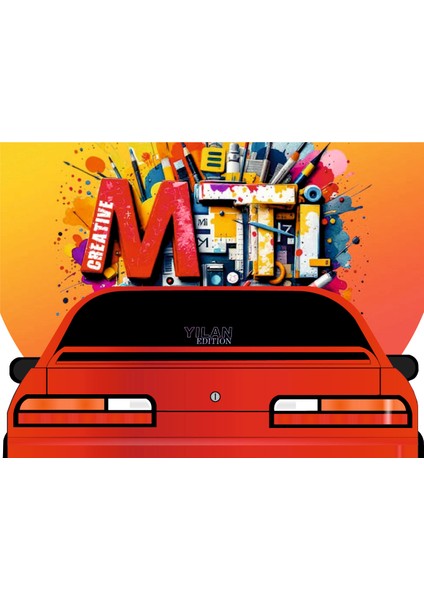 Yılan Edition Yazı Jdm Araba-Motosiklet Cam Etiket Sticker-Hologram Yılan Edition Sticker modelleri