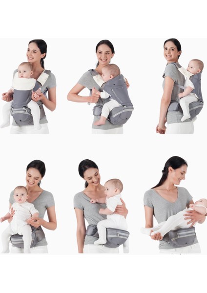 6’sı 1 Arada Bebek Taşıma Çantası & Bel Destekli Kanguru 0-36 Ay fiyatları