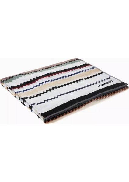 Curt Plaj Havlusu, Pamuklu, Zikzak Desenli, Şık