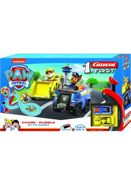 First Paw Patrol Chase & Çift Yuvalı Araba Yarışı Sistemi 2.4m
