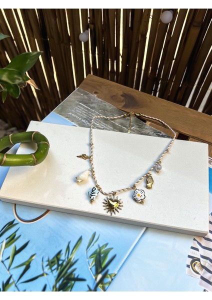 Kalp Charmlı Çelik Ip Kolye fiyatları