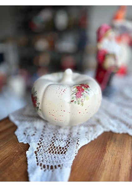 Dekoratif Seramik Kabak, Yeniyıl, Yılbaşı Dekor, Hediyelik, Kokina modelleri