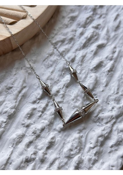 Zirkon Taşlı Vıp Seri Kolye