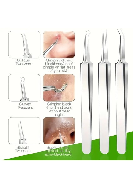 11 Parça Komedon Seti – Siyah Nokta ve Akne Temizleme İğneleri + Metal Taşıma Kutusu fiyatları