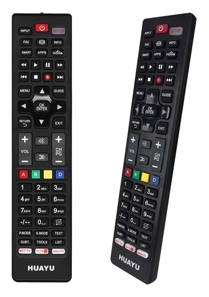 URC1522 Netflix-Youtube-Amazon Tuşlu Universal Led-Lcd Tv Kumanda
