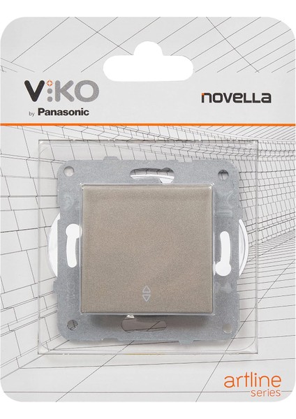 Novella Antrasit Veavien Mekanizma+Düğme Kapak Çabuk Bağlantiçocuk Koruma