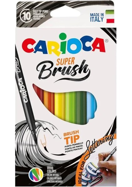 Renkli Keçeli Boya Kalemi Seti, 10'lu, Yaratıcı Çalışmalar Için Mükemmel Seçenek