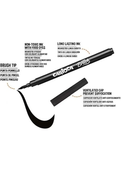 Renkli Keçeli Boya Kalemi Seti, 10'lu, Yaratıcı Çalışmalar Için Mükemmel Seçenek fiyatları