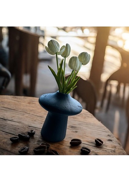 Seramik Mantar Vazo, Bohem Dekorasyon, Iskandinav Tarz fiyatları