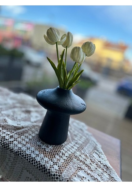 Seramik Mantar Vazo, Bohem Dekorasyon, Iskandinav Tarz indirimleri